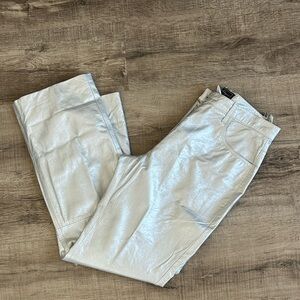 Salvatore Ferragamo Silver Pants